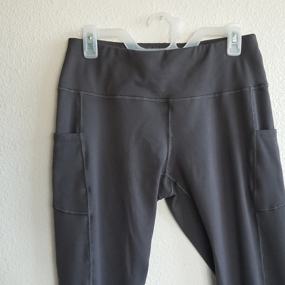 Iuga Fleece Lined Leggings Grey Size Xl 